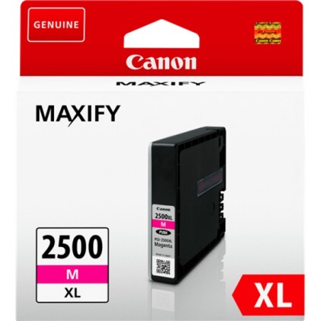 ORIGINAL Canon Cartuccia d'inchiostro magenta PGI-2500m XL 9266B001 ~1295 Seiten 19,3ml