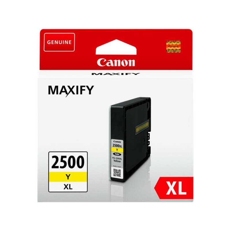 ORIGINAL Canon Cartuccia d'inchiostro giallo PGI-2500y XL 9267B001 ~1520 Seiten 19,3ml