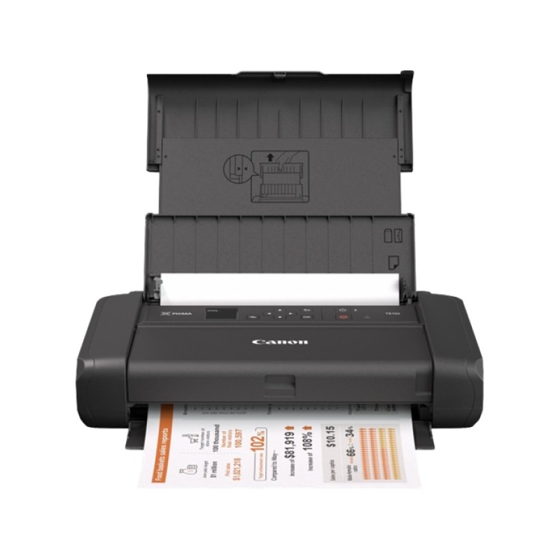 ORIGINAL Canon stampante nero PIXMA TR150 4167C026 Stampante a getto d'inchiostro Canon PIXMA TR150 con batteria inclusa