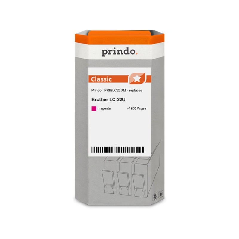 ORIGINAL Prindo Cartuccia d'inchiostro magenta PRIBLC22UM Classic ~1200 Seiten