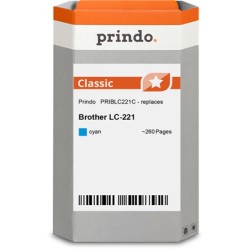 ORIGINAL Prindo Cartuccia d'inchiostro ciano PRIBLC221C Classic ~260 Seiten