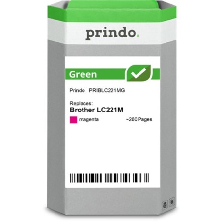 ORIGINAL Prindo Cartuccia d'inchiostro magenta PRIBLC221MG Green ~260 Seiten