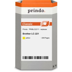ORIGINAL Prindo Cartuccia d'inchiostro giallo PRIBLC221Y Classic ~260 Seiten