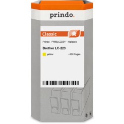 ORIGINAL Prindo Cartuccia d'inchiostro giallo PRIBLC223Y Classic ~550 Seiten alternativa per Brother LC-223Y (LC223Y)