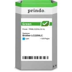 ORIGINAL Prindo Cartuccia d'inchiostro ciano PRIBLC225XLCG Green XL ~1200 Seiten