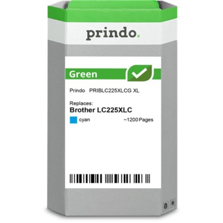 ORIGINAL Prindo Cartuccia d'inchiostro ciano PRIBLC225XLCG Green XL ~1200 Seiten