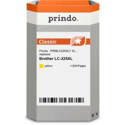 ORIGINAL Prindo Cartuccia d'inchiostro giallo PRIBLC225XLY Classic XL ~1200 Seiten alternativa per Brother LC-225XLY (LC225XLY)