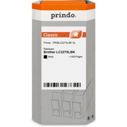 ORIGINAL Prindo Cartuccia d'inchiostro nero PRIBLC227XLBK Classic XL ~1200 Seiten alternativa per Brother LC-227XLBK (LC227XLBK)