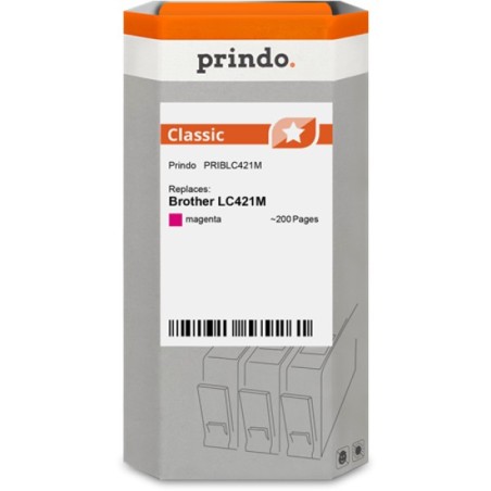 ORIGINAL Prindo Cartuccia d'inchiostro magenta PRIBLC421M Classic ~200 Seiten