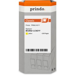 ORIGINAL Prindo Cartuccia d'inchiostro giallo PRIBLC421Y Classic ~200 Seiten