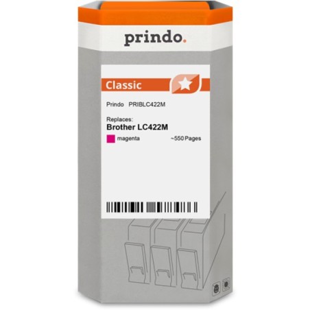ORIGINAL Prindo Cartuccia d'inchiostro magenta PRIBLC422M Classic ~550 Seiten
