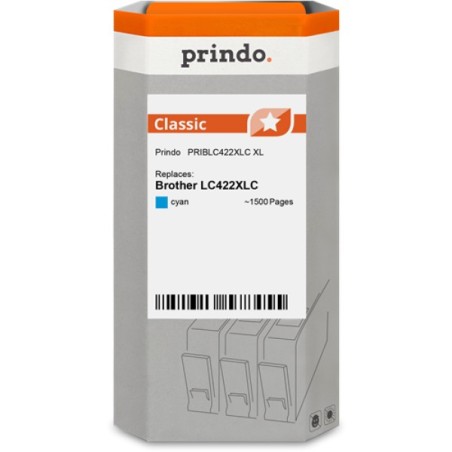 ORIGINAL Prindo Cartuccia d'inchiostro ciano PRIBLC422XLC Classic XL ~1500 Seiten