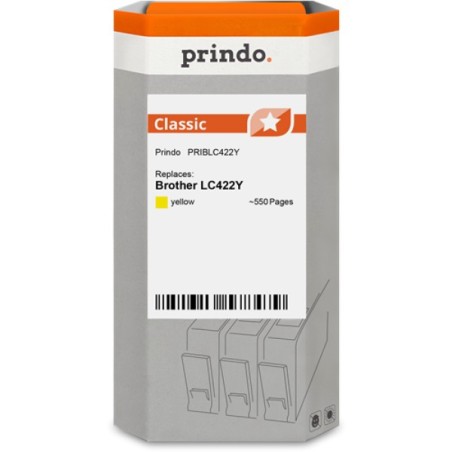 ORIGINAL Prindo Cartuccia d'inchiostro giallo PRIBLC422Y Classic ~550 Seiten