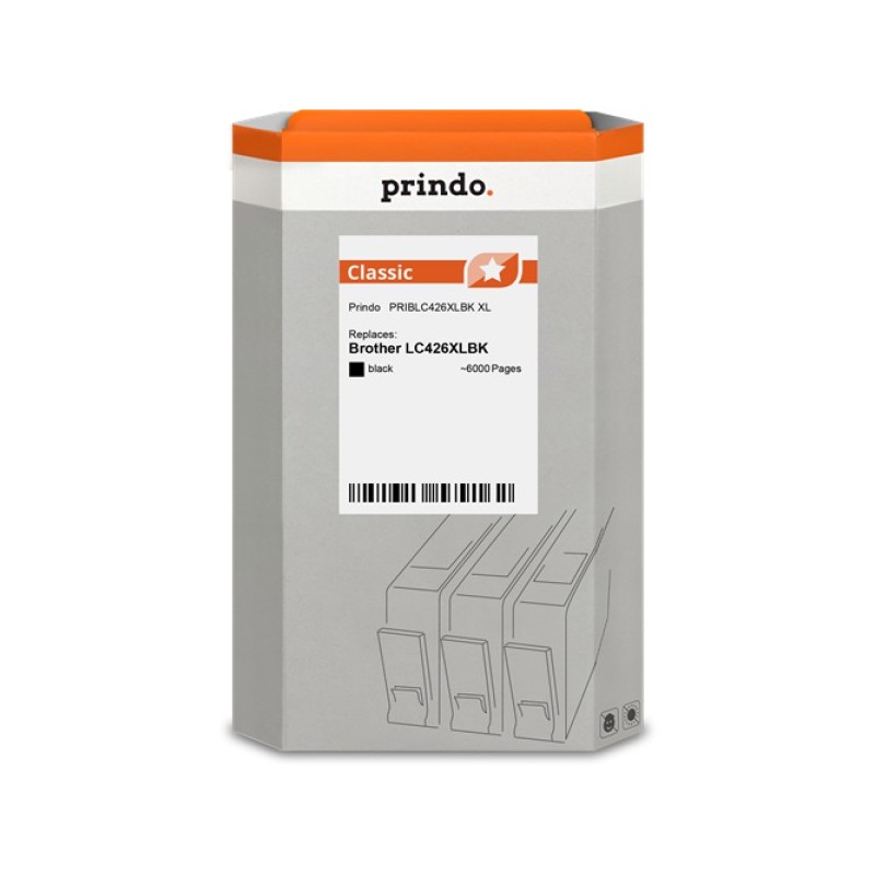 ORIGINAL Prindo Cartuccia d'inchiostro nero PRIBLC426XLBK Classic XL ~6000 Seiten