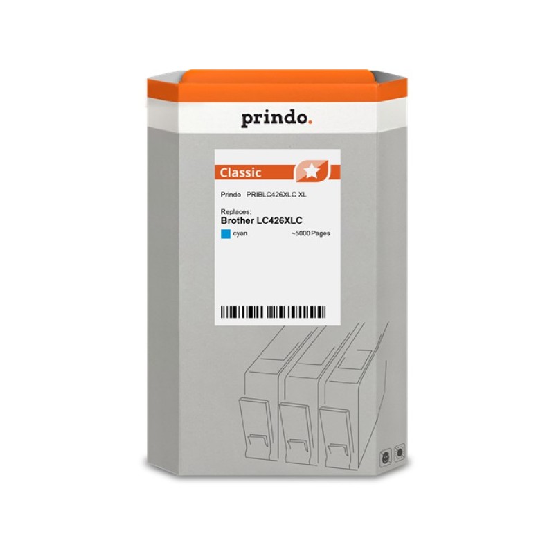 ORIGINAL Prindo Cartuccia d'inchiostro ciano PRIBLC426XLC Classic XL ~5000 Seiten