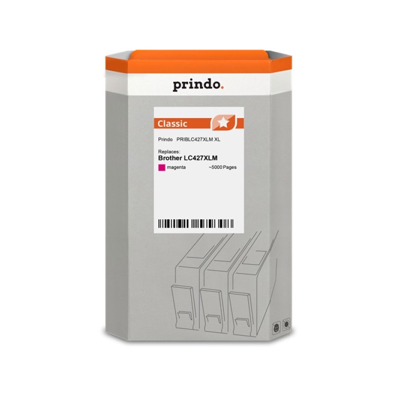ORIGINAL Prindo Cartuccia d'inchiostro magenta PRIBLC427XLM Classic XL ~5000 Seiten