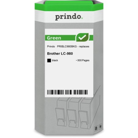 ORIGINAL Prindo Cartuccia d'inchiostro nero PRIBLC980BKG Green ~300 Seiten