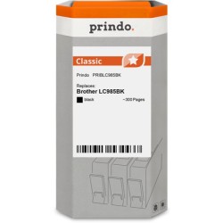 ORIGINAL Prindo Cartuccia d'inchiostro nero PRIBLC985BK Classic ~300 Seiten compatibile per Brother LC985BK (LC-985)