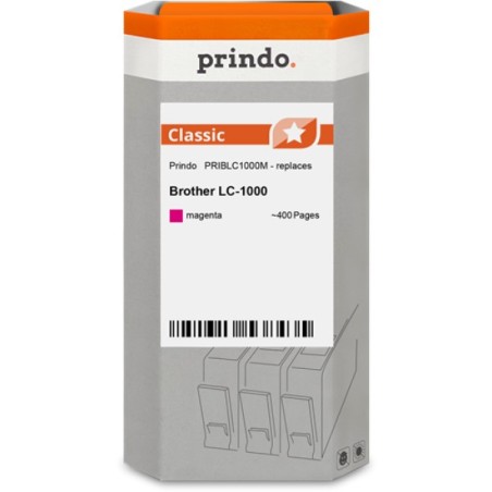 ORIGINAL Prindo Cartuccia d'inchiostro magenta PRIBLC1000M Classic ~400 Seiten