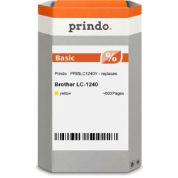 ORIGINAL Prindo Cartuccia d'inchiostro giallo PRIBLC1240Y Basic ~600 Seiten Prindo BASIC: L'alternativa economica perBrother LC-