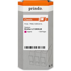 ORIGINAL Prindo Cartuccia d'inchiostro magenta PRIBLC1280XLM Classic XL ~1200 Seiten compatibile per Brother LC1280XLM (LC-1280)
