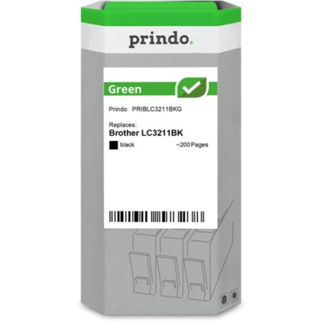 ORIGINAL Prindo Cartuccia d'inchiostro nero PRIBLC3211BKG Green ~200 Seiten