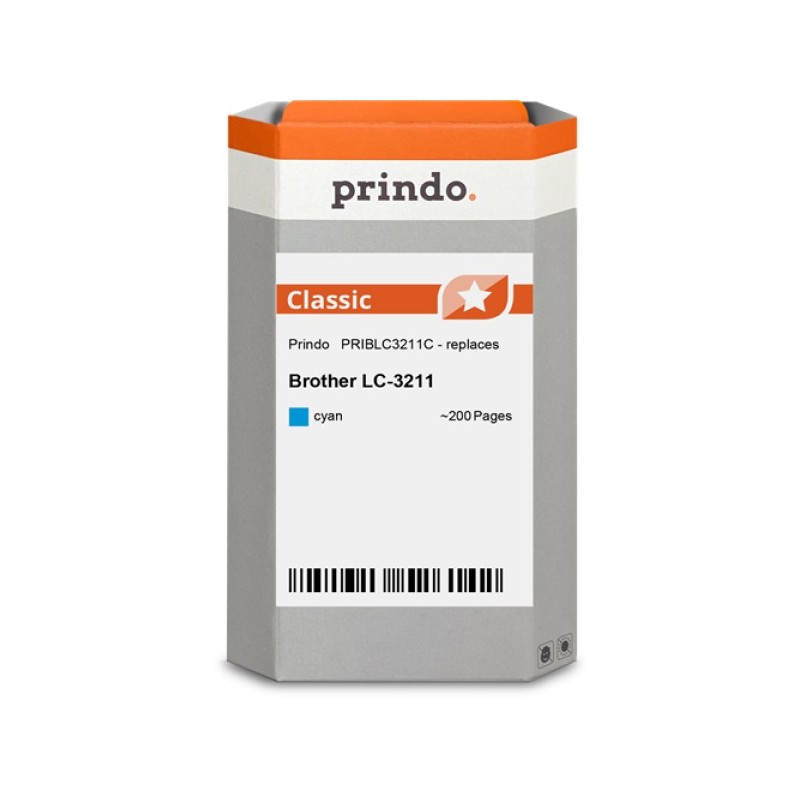 ORIGINAL Prindo Cartuccia d'inchiostro ciano PRIBLC3211C Classic ~200 Seiten