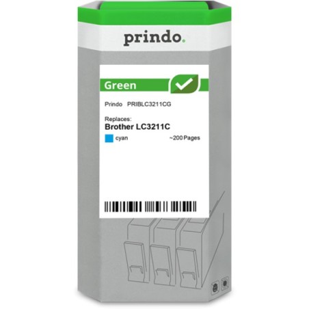 ORIGINAL Prindo Cartuccia d'inchiostro ciano PRIBLC3211CG Green ~200 Seiten