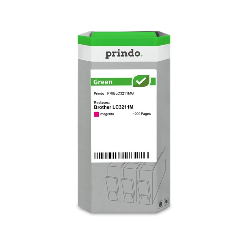 ORIGINAL Prindo Cartuccia d'inchiostro magenta PRIBLC3211MG Green ~200 Seiten