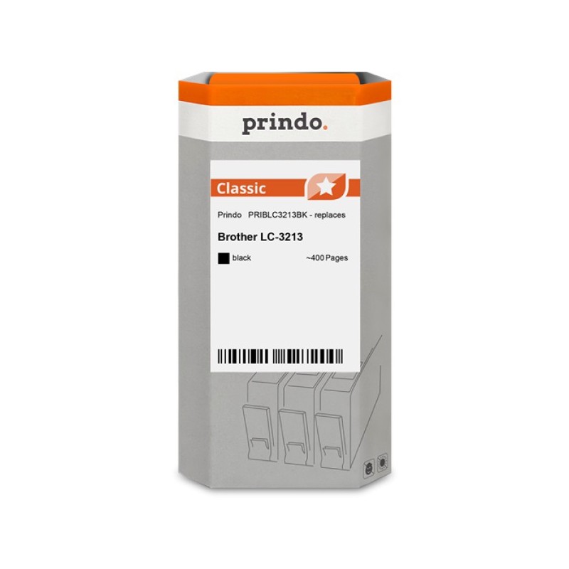 ORIGINAL Prindo Cartuccia d'inchiostro nero PRIBLC3213BK Classic ~400 Seiten