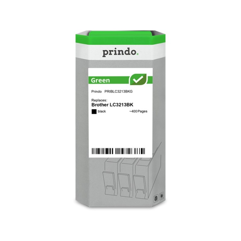ORIGINAL Prindo Cartuccia d'inchiostro nero PRIBLC3213BKG Green ~400 Seiten