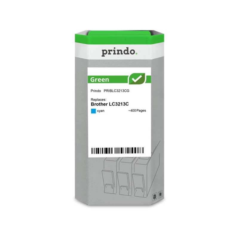ORIGINAL Prindo Cartuccia d'inchiostro ciano PRIBLC3213CG Green ~400 Seiten