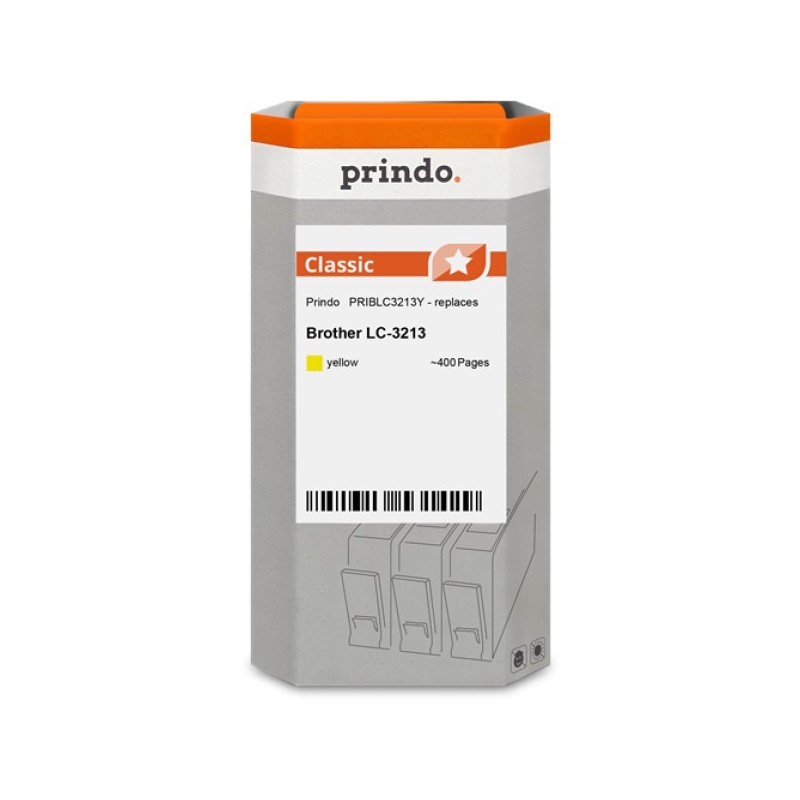 ORIGINAL Prindo Cartuccia d'inchiostro giallo PRIBLC3213Y Classic ~400 Seiten