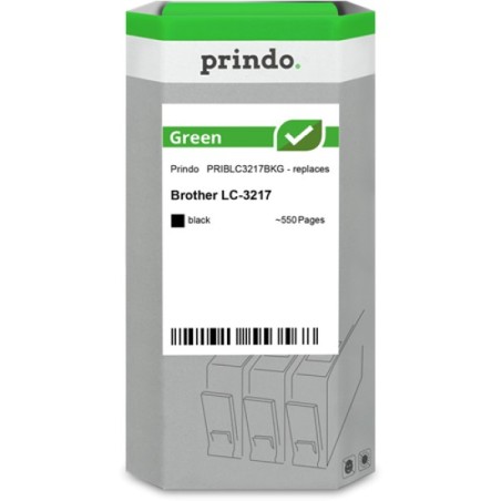 ORIGINAL Prindo Cartuccia d'inchiostro nero PRIBLC3217BKG Green ~550 Seiten