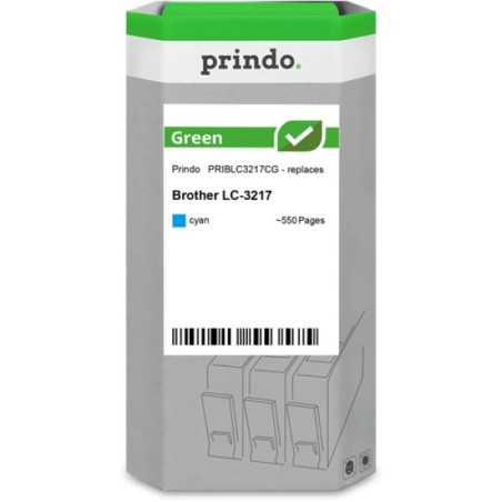 ORIGINAL Prindo Cartuccia d'inchiostro ciano PRIBLC3217CG Green ~550 Seiten