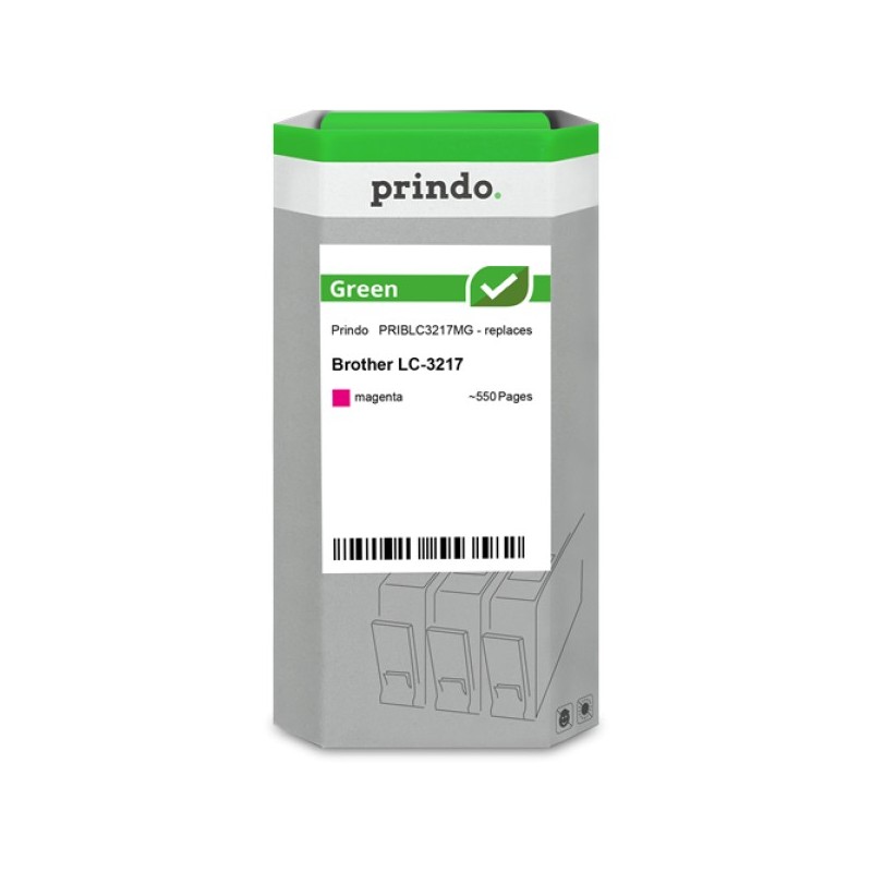 ORIGINAL Prindo Cartuccia d'inchiostro magenta PRIBLC3217MG Green ~550 Seiten