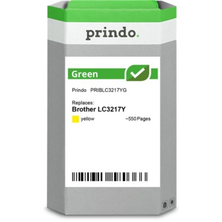 ORIGINAL Prindo Cartuccia d'inchiostro giallo PRIBLC3217YG Green ~550 Seiten