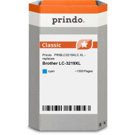 ORIGINAL Prindo Cartuccia d'inchiostro ciano PRIBLC3219XLC Classic XL ~1500 Seiten