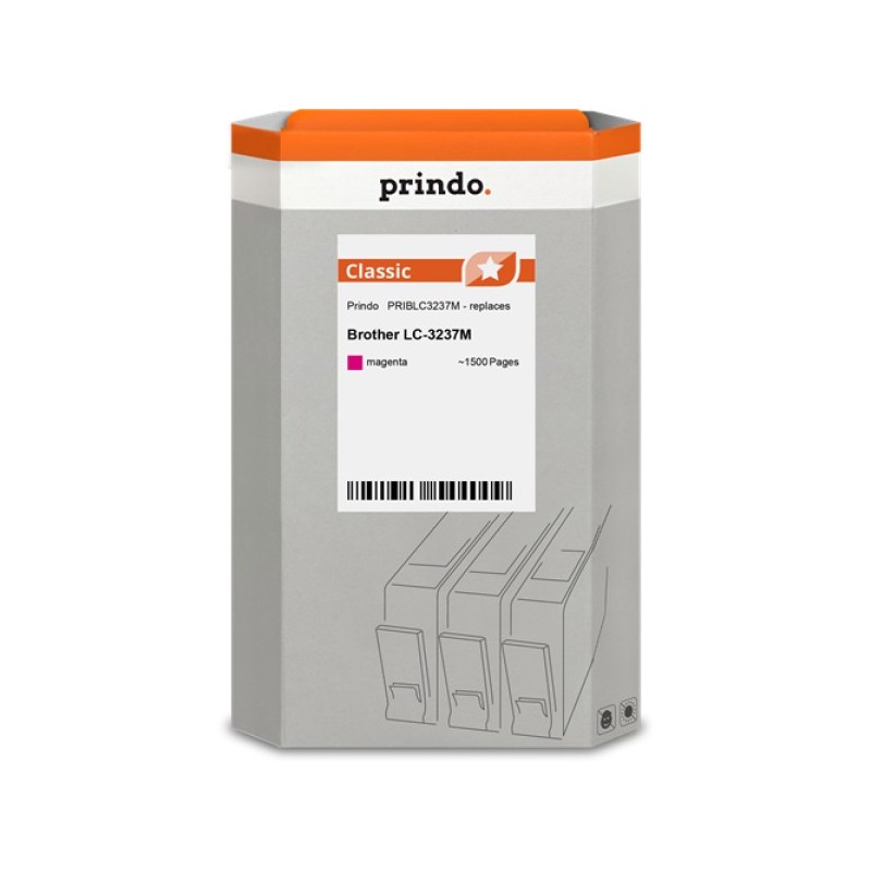 ORIGINAL Prindo Cartuccia d'inchiostro magenta PRIBLC3237M Classic ~1500 Seiten