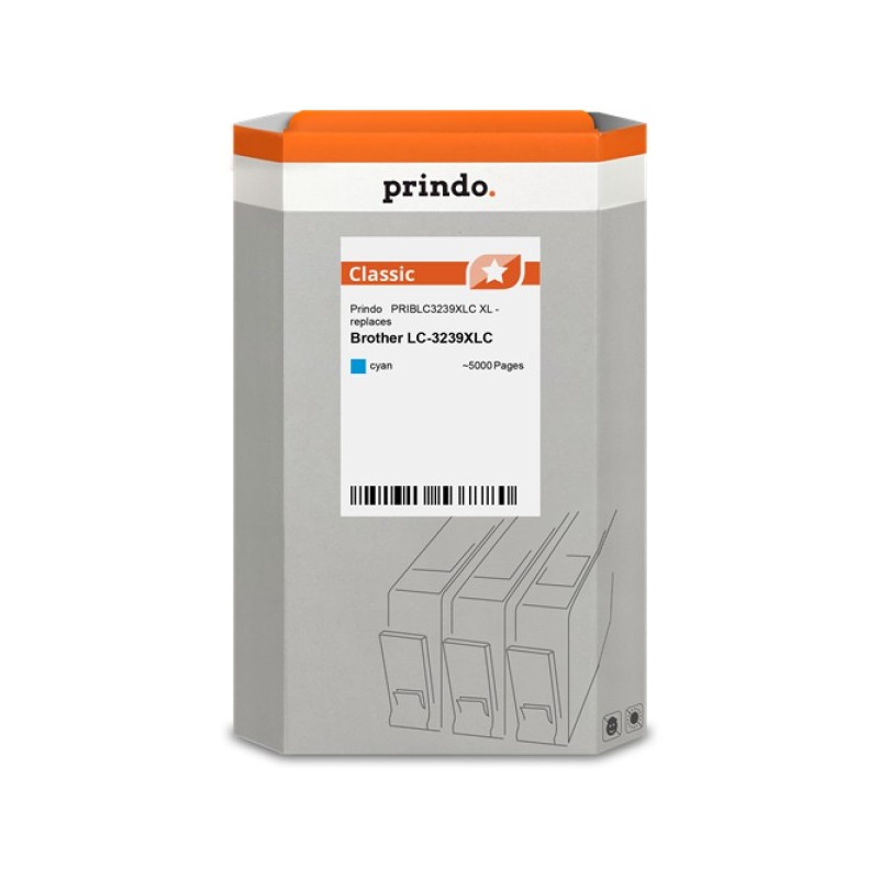 ORIGINAL Prindo Cartuccia d'inchiostro ciano PRIBLC3239XLC Classic XL ~5000 Seiten