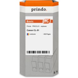 ORIGINAL Prindo Cartuccia d'inchiostro differenti colori PRICCL51 Basic ~560 Seiten 21ml compatibile per Canon CL-51 (0618B001)