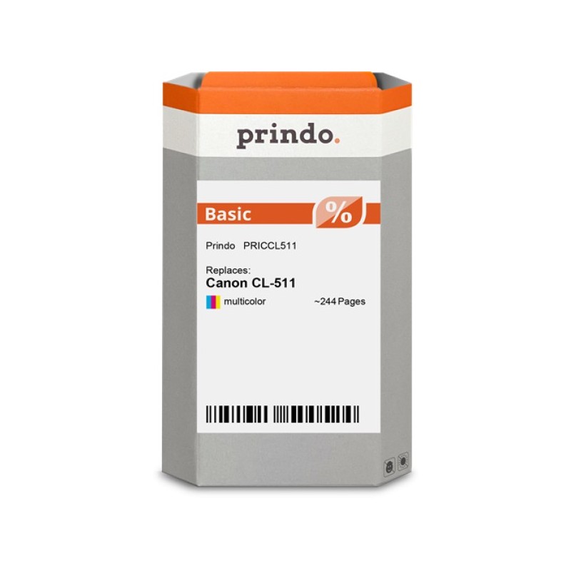 ORIGINAL Prindo Cartuccia d'inchiostro differenti colori PRICCL511 Basic 9ml compatibile per Canon CL-511 (2972B001)
