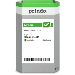 ORIGINAL Prindo Cartuccia d'inchiostro differenti colori PRICCL511G Green 9ml