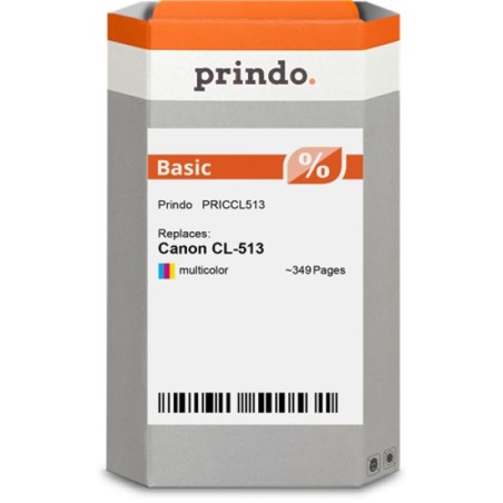 ORIGINAL Prindo Cartuccia d'inchiostro differenti colori PRICCL513 Basic 13ml Prindo BASIC: L'alternativa economica per Canon CL