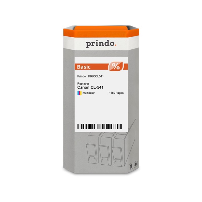 ORIGINAL Prindo Cartuccia d'inchiostro differenti colori PRICCL541 Basic ~180 Seiten 8ml compatibile per Canon CL-541 (5227B005)