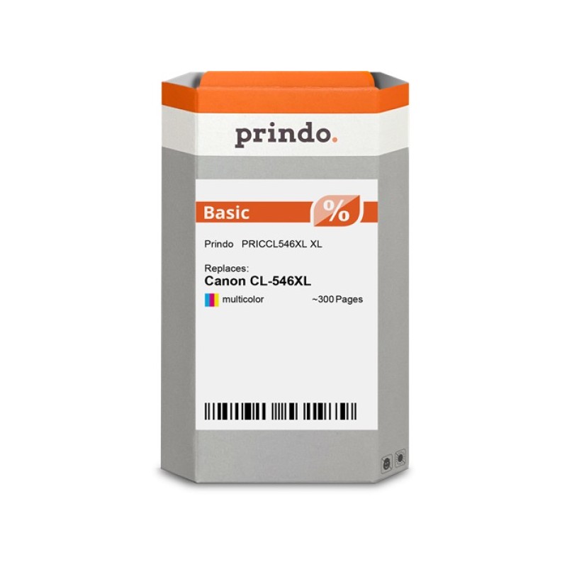 ORIGINAL Prindo Cartuccia d'inchiostro differenti colori PRICCL546XL Basic XL ~300 Seiten 13ml compatibile per Canon CL-546XL (8