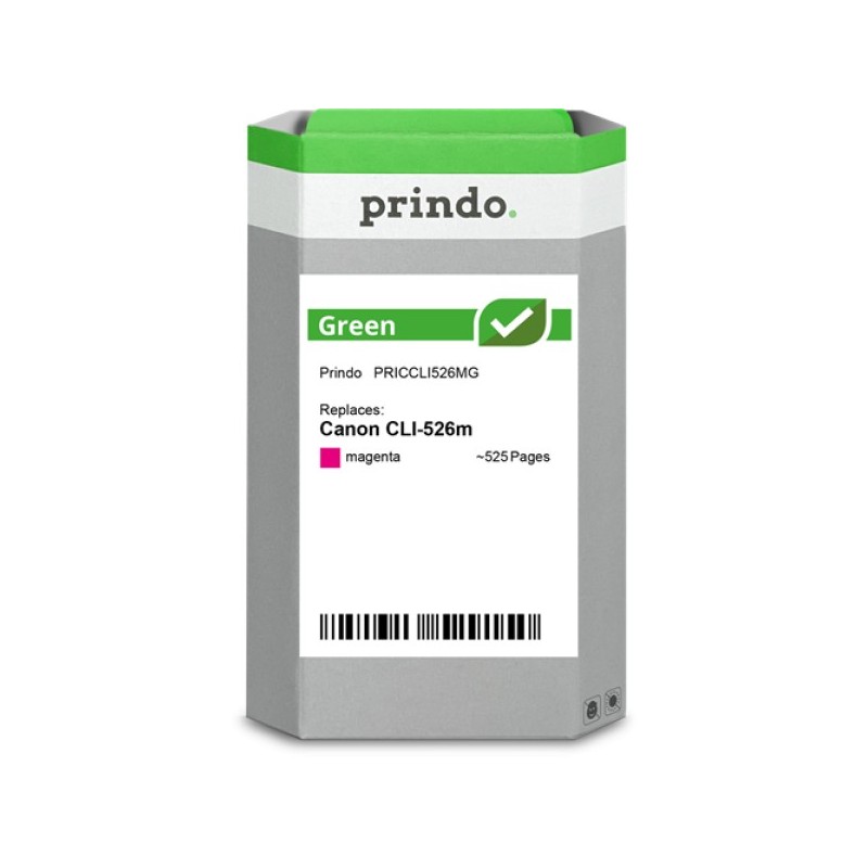 ORIGINAL Prindo Cartuccia d'inchiostro magenta PRICCLI526MG Green 9ml