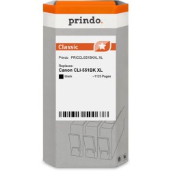 ORIGINAL Prindo Cartuccia d'inchiostro nero PRICCLI551BKXL Classic XL 11ml Prindo CLASSIC: L'alternativa per Canon CLI-551bk XL 