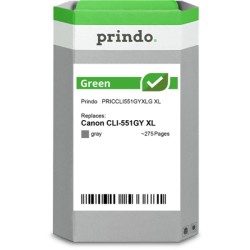 ORIGINAL Prindo Cartuccia d'inchiostro Grigio PRICCLI551GYXLG Green XL ~275 Seiten 11ml