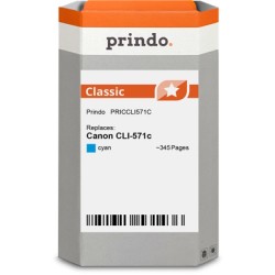 ORIGINAL Prindo Cartuccia d'inchiostro ciano PRICCLI571C Classic 6,5ml